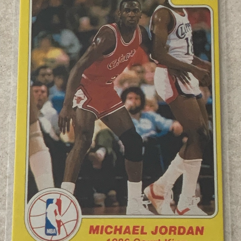 1986 Star Court Kings “REPRINT” MICHAEL JORDAN Rookie #18 NBA Chicago Bulls